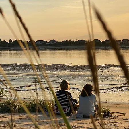 דירה Sonnenuntergangsidyll Harriersand